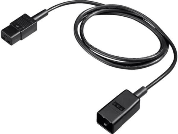 Rittal - Strømforlengelseskabel - IEC 60320 C19 til IEC 60320 C20 - 16 A - 1.8 m