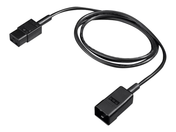 Rittal - Strømforlengelseskabel - IEC 60320 C19 til IEC 60320 C20 - 16 A - 1.8 m
