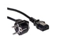 Miniatyrbild 3 av 5: Akyga Copper Series AK-PC-01C - Strömkabel - power CEE 7/7 (hane) vinklad till power IEC 60320 C13 - 250 V - 10 A - 1.5 m - svart