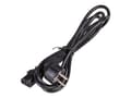 Miniatyrbild 1 av 5: Akyga Copper Series AK-PC-01C - Strömkabel - power CEE 7/7 (hane) vinklad till power IEC 60320 C13 - 250 V - 10 A - 1.5 m - svart
