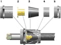 Miniatyrbilde 1 av 4: LAPP SKINDICHT® SHVE-M 20/16/11/8 52106960 Kabelforskruning M20 Messing Messing 25 stk