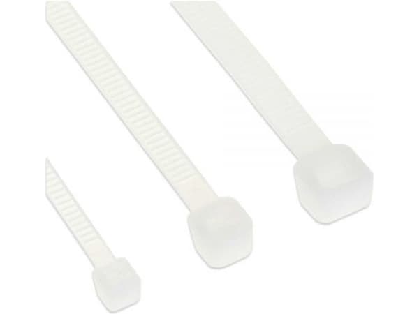 InLine 59964F, Hvit, 78,5 N, -20 - 85 °C, 150 mm, 2,5 mm, 2,5 mm