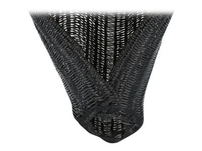 Delock Braided Sleeving self-closing - Flätad ärm - 5 m - svart