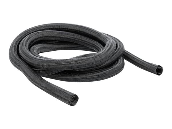 Delock Braided Sleeving self-closing - Flettet erme - 10 m - svart