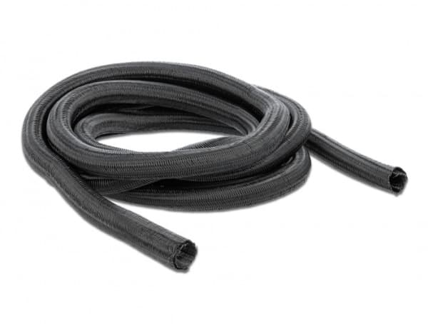 Delock - Flettet erme - 5 m - svart