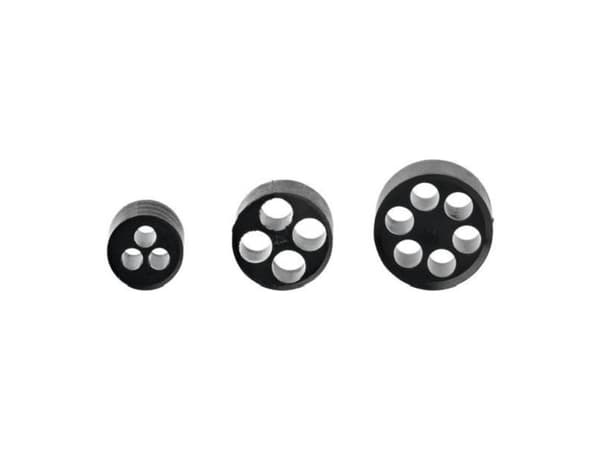 JACOB Multipakning Perfect M25kabel Ø 3x6 mmTPE gummi, sort