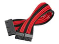 Miniatyrbilde 1 av 5: Thermaltake TtMod Sleeve - Strømkabelsett - 30 cm - svart, rød