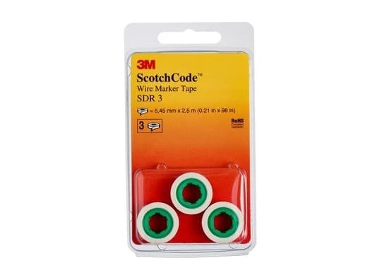 3M Scotchcode™ Cable Marker Refill Rolls Digit "3" 80-6114-2796-6 Sisältö: 3 rullaa(t) (80-6114-2796-6)