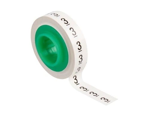 3M Scotchcode™ Cable Marker Refill Rolls Digit "3" 80-6114-2796-6 Sisältö: 3 rullaa(t) (80-6114-2796-6)
