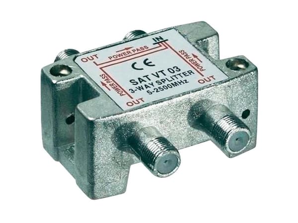 Goobay 67002, Kombiner-kabel, 2050 - 2400 MHz, Sølv, Metall, Hunkjønn/Hunkjønn, 20 dB