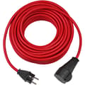 Miniatyrbilde 3 av 5: brennenstuhl H07RN-F 3G1,5 - Strømforlengelseskabel - power CEE 7/7 (hunn) til power CEE 7/7 (hann) - AC 230 V - 10 m - rød