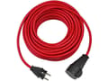 Miniatyrbilde 4 av 5: brennenstuhl H07RN-F 3G1,5 - Strømforlengelseskabel - power CEE 7/7 (hunn) til power CEE 7/7 (hann) - AC 230 V - 10 m - rød