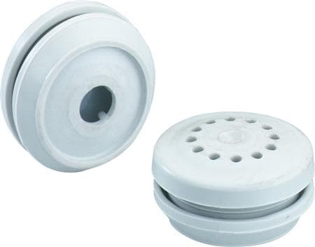 Ventilationsforskruning M20 thermoplast, IP44, lysergrå RAL7035