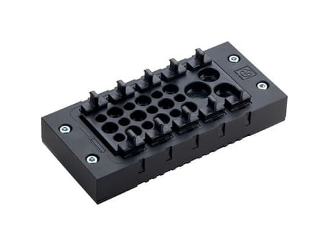 Lapp SKINTOP CUBE MULTI, Overgangsmontering, Sort, Polyamid, Skrues på plass, CE