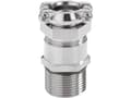 Pikkukuva 3 / 4: LAPP SKINDICHT® SKZ-M-XL 20X1,5/16 Kaapeliläpivienti M20 Messinki Messinki 25 kpl
