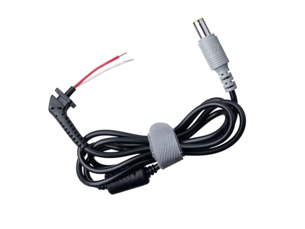 Akyga AK-SC - Strømkabel - 7,9 x 5,5 mm DC-jakk til uisolert tråd - 50 V - 1.2 m - svart