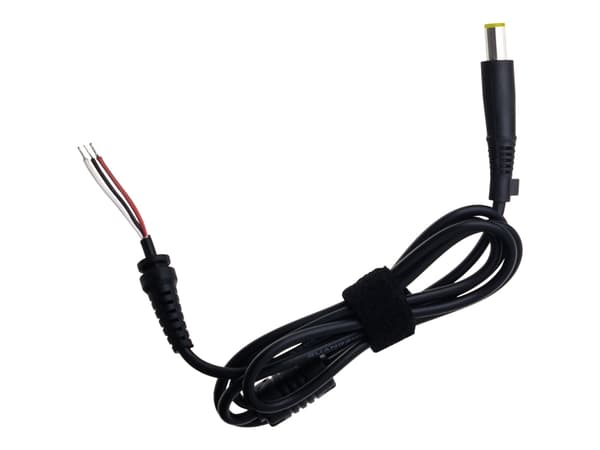 Akyga AK-SC - Strømkabel - 7,9 x 5,5 mm DC-jakk til uisolert tråd - 50 V - 1.2 m - svart