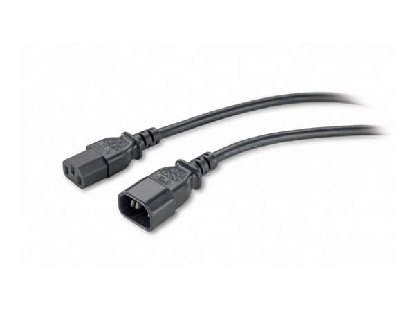 APC PWR Cord C13 - C14, 0.6 m Sort 0,61 m C13 kopling C14 kopling