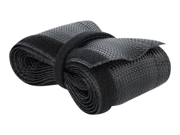 Delock - Flettet erme - 5 m - svart