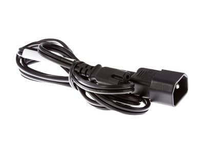 Zebra - Strømkabel - power IEC 60320 C7 til IEC 60320 C14 - 50 cm - for Zebra CC6000 Customer Concierge