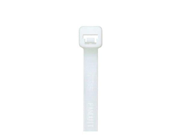 Panduit Cable Tie, 5.6"L (142mm), Miniature, Nylon, Natural, 100pc, Nylon, 142 mm