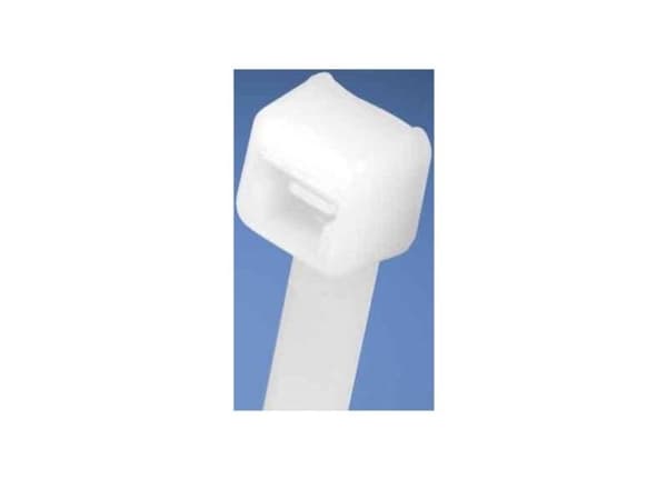 Panduit Cable Tie, 7.4"L (188mm), Standard, Nylon, Natural, 100pc, Nylon, 188 mm