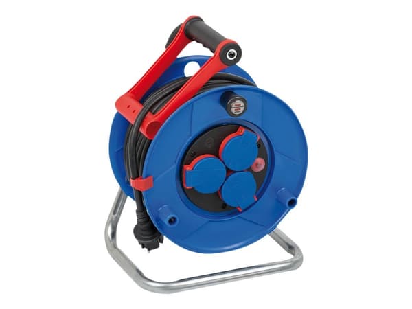 brennenstuhl Garant IP44 cable reel 25m H07RN-F 3G1,5 - Skjøteledningstrommel - utgangskontakter: 3 - 25 m kabel - svart