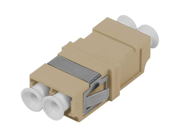 LWL koblingLC socketLC socket 50125u multimode OM2 beige dupleks PC uten flens Synergy 21