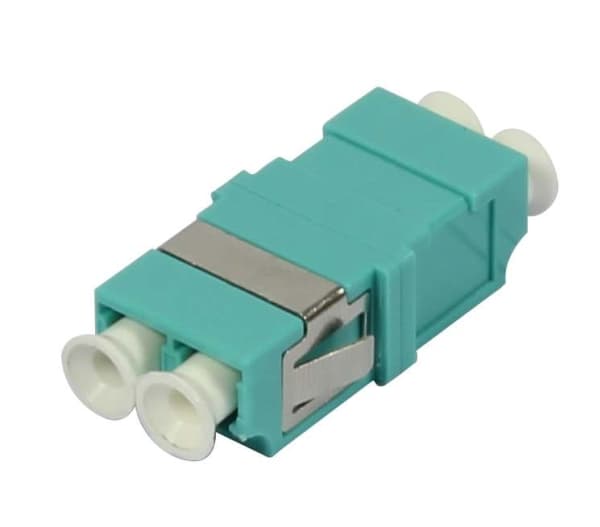 LWL koblingLC socketLC socket 50125u Multimode OM3 aqua duplex PC uten flens Synergy 21