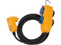 Miniatyrbilde 1 av 4: brennenstuhl RCD Protected lead IP54 with Powerblock 5m black H07RN-F 3G1.5 -