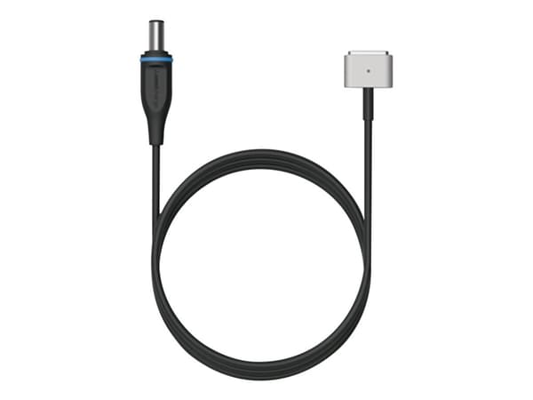 Omnicharge DC to MagSafe 2 - Strømkabel - 5,5 x 2,1 mm DC-jakk (hann) til MagSafe 2 (hann) - 99.1 cm - svart - for Apple MacBook Air; MacBook Pro; Om