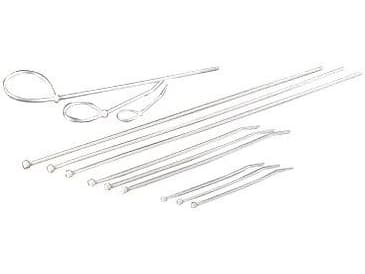 VALUE Cable Tie, 4.8 mm, 44 cm, Hvit