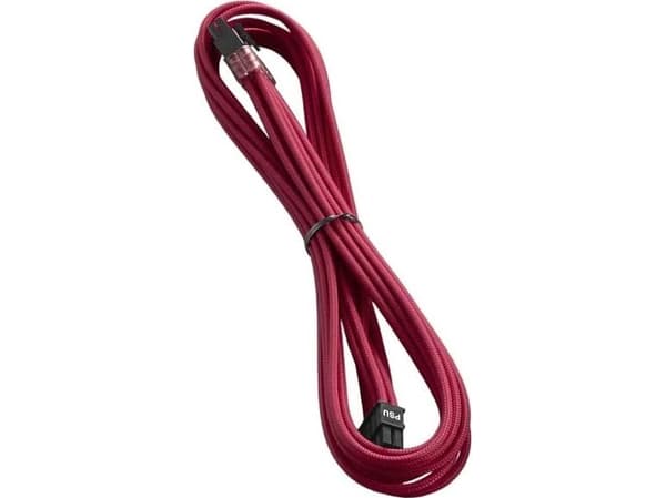 CableMod C-Series PRO - Virtakaapeli - 8-nastainen PCIe-virta (uros) - 8-nastainen PCIe-virta (uros) - 60 cm - muotoiltu - punainen