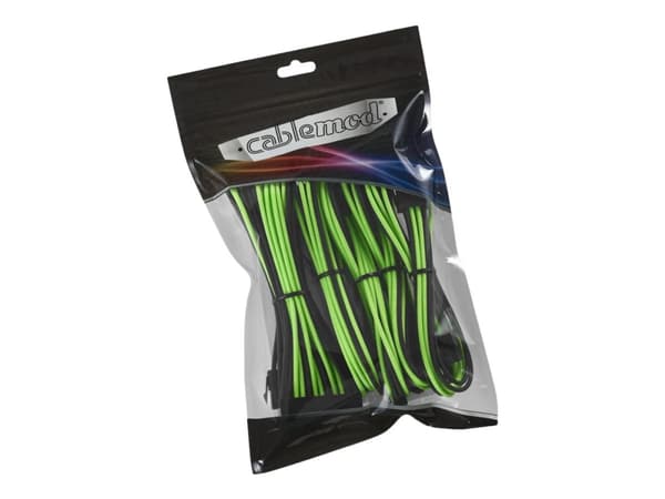 Cablemod CM-CAB-CKIT-N88KKLG-R, 0,45 m, EPS 8-pin, 2 x PCI-E (8-pin), Suora, Suora, Musta, Vihreä