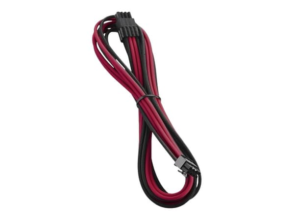 CableMod C-Series PRO - Strømkabel - 8-pins PCIe-strøm (hann) til 8-pins PCIe-strøm (hann) - 60 cm - formstøpt - svart, rød