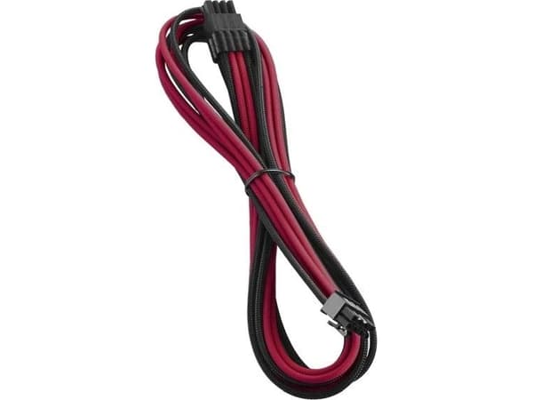 CableMod PRO ModMesh - Virtakaapeli - 8-nastainen PCIe-virta (uros) - 8-nastainen PCIe-virtalähde (uros) - 60 cm - muotoiltu - musta, punainen - CORS