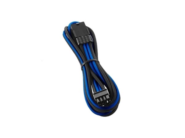 CableMod PRO ModMesh - Strømforlengelseskabel - 8-pins PCIe-strøm (hann) til 8-pins PCIe-strøm (hunn) - 45 cm - formstøpt - svart, blå