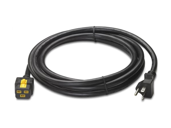 APC - Strømkabel - NEMA 5-20 (han) til IEC 60320 C19 - AC 120 V - 20 A - 3 m - lajittelu - P/N: SMT2200I-AR, SMT2200R2I-AR, SMT3000I-AR, SMT3000R2I-A