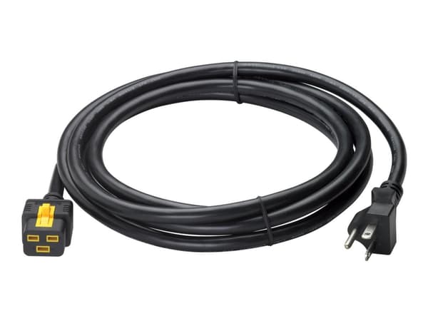 APC - Strømkabel - NEMA 5-20 (han) til IEC 60320 C19 - AC 120 V - 20 A - 3 m - lajittelu - P/N: SMT2200I-AR, SMT2200R2I-AR, SMT3000I-AR, SMT3000R2I-A
