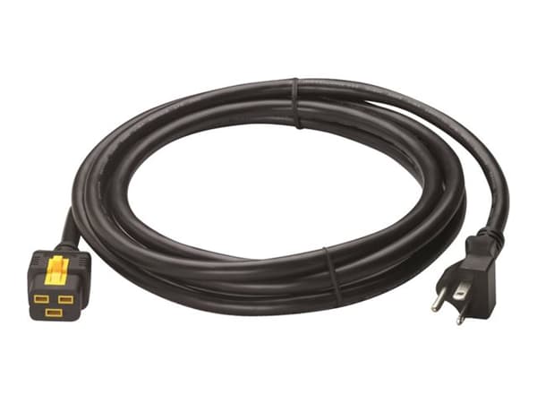 APC - Strømkabel - NEMA 5-20 (han) til IEC 60320 C19 - AC 120 V - 20 A - 3 m - lajittelu - P/N: SMT2200I-AR, SMT2200R2I-AR, SMT3000I-AR, SMT3000R2I-A