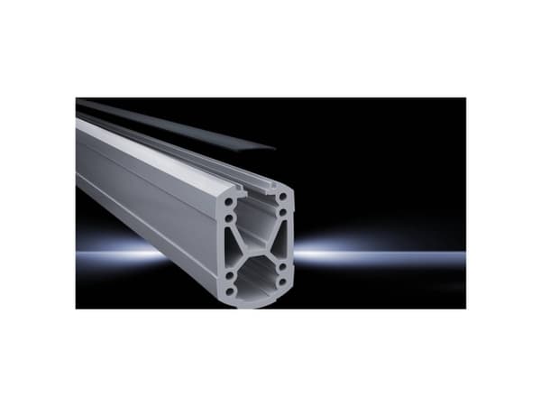 Rittal CP 6212.150, Rettformet, 0,5 m, Aluminium, Plast, Hvit