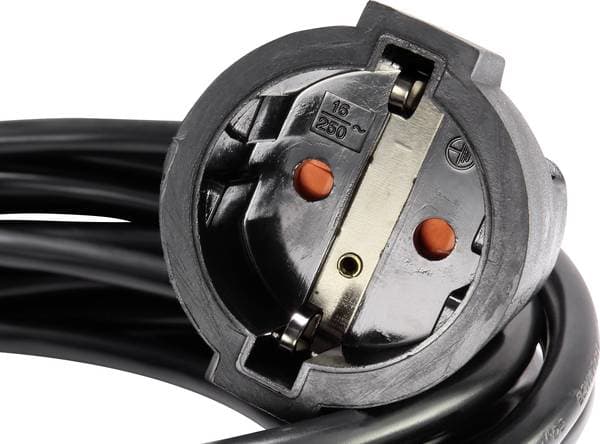 BASETech 1593780, 3 m, Strømplugg type F, Strømplugg type F, H05VV-F3G
