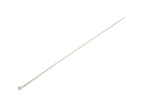 Conrad TC-6645748, Stigeformet buntebånd, Ecru (farge), 385 mm, 4,8 mm, 100 stykker