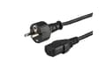 Pikkukuva 4 / 5: SAVIO CL-138 - Strømkabel - 2-polet (han) til IEC 60320 C13 - 250 V - 3 A - 1.8 m - lajiteltu