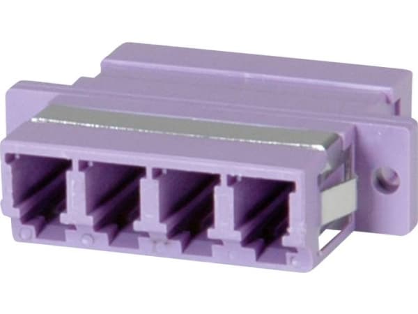 Value Fibre Optic Adapter LC quadruple, OM4 PB
