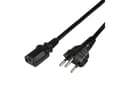 Miniatyrbilde 3 av 5: LogiLink Swiss-IEC - C13, 1,8 m, 1,8 m, C13 kobler til