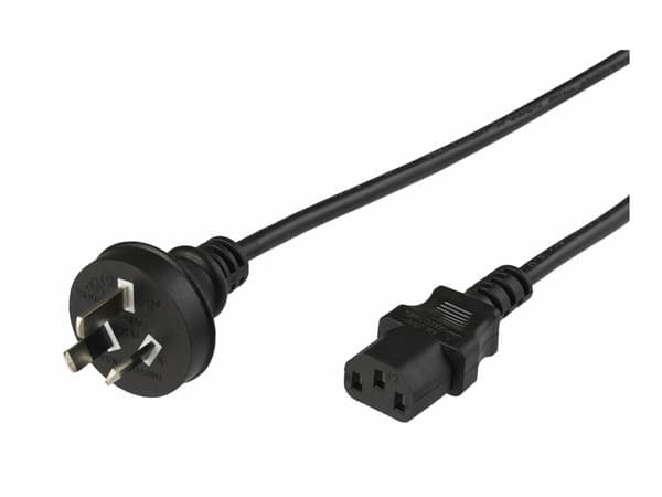 MicroConnect PowerCord - Strømkabel - power IEC 60320 C13 til strøm, australsk 3-pin (hann) - 1.8 m - svart - Australia