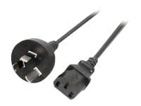 MicroConnect PowerCord - Strømkabel - power IEC 60320 C13 til strøm, australsk 3-pin (hann) - 1.8 m - svart - Australia