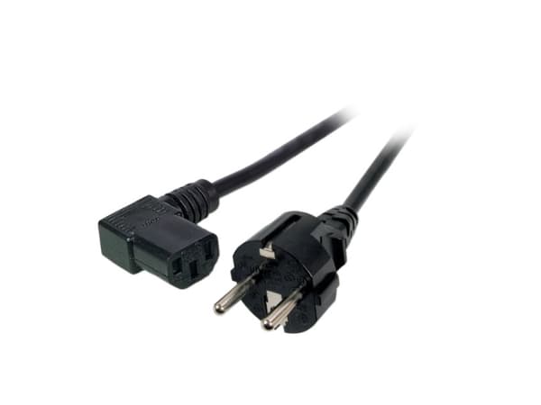 EFB Elektronik Schuko 180° - C13 90° 5m, 5 m, C13 tilkoblinger, 250 V, 10 A
