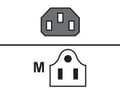 Miniatyrbilde 1 av 4: Compaq - Strømkabel - power IEC 60320 C13 til NEMA 5-15 (hann) - 3 m - USA - for ProLiant DL320